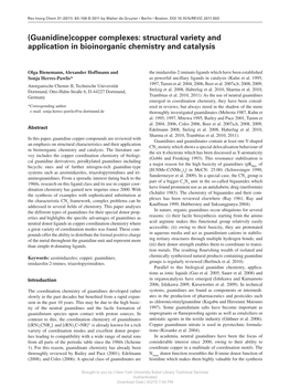 (Guanidine)Copper Complexes: Structural Variety and Application in Bioinorganic Chemistry and Catalysis