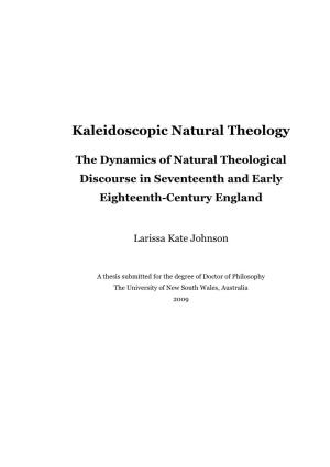 Kaleidoscopic Natural Theology
