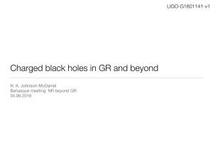 Charged Black Holes in GR and Beyond