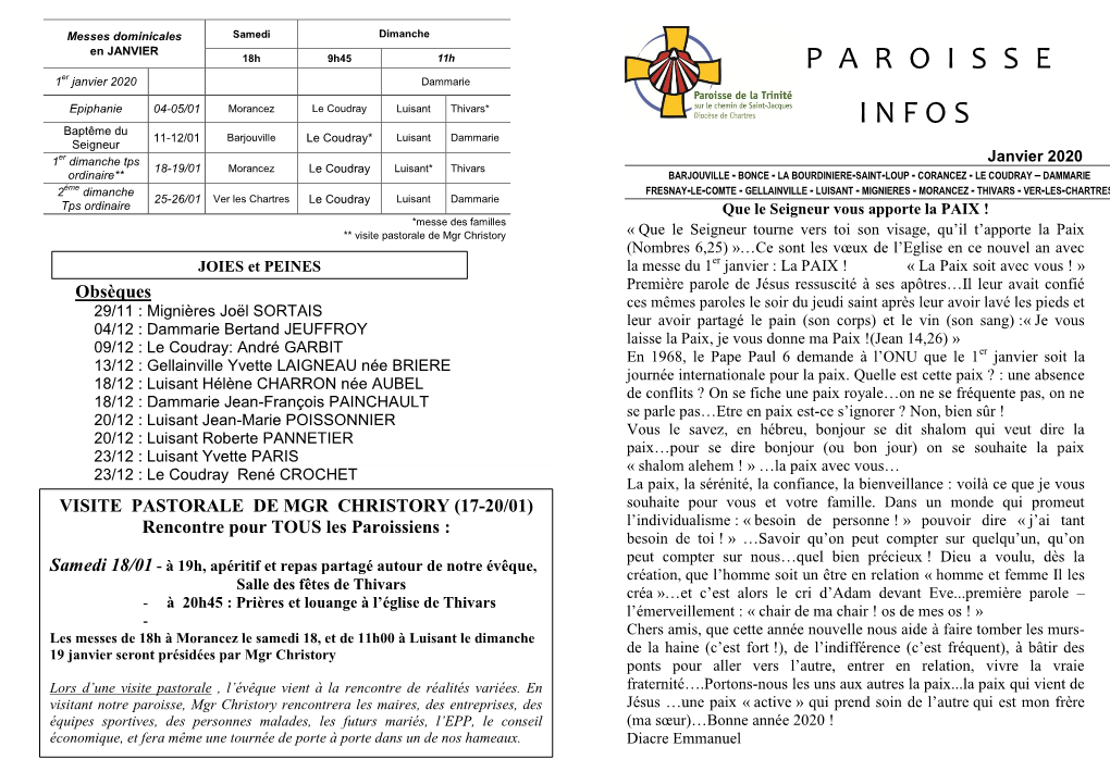 Paroisse Infos