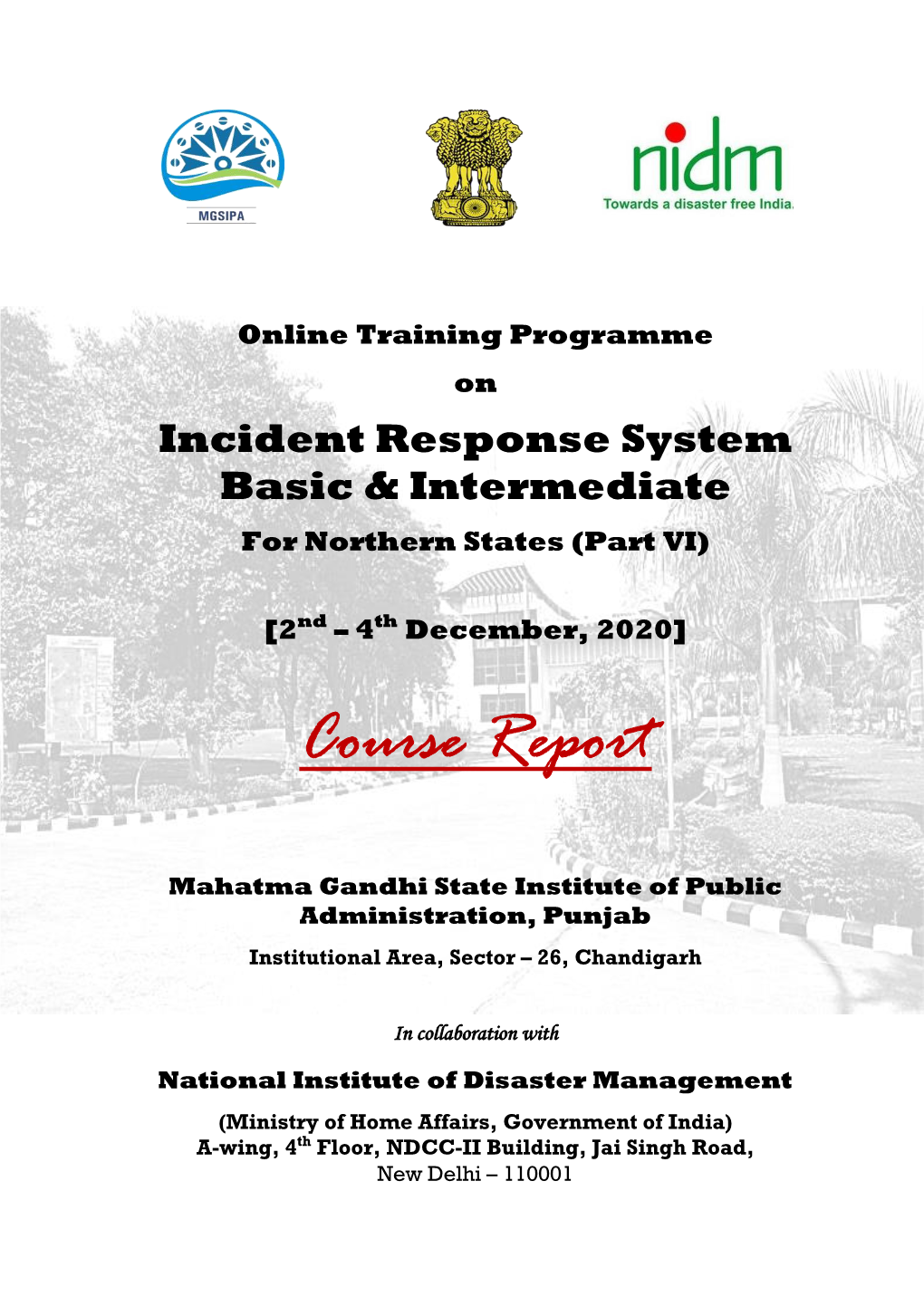 Online Training Programme on Incident Response System Basic & Intermediate for Northern States (Part VI)