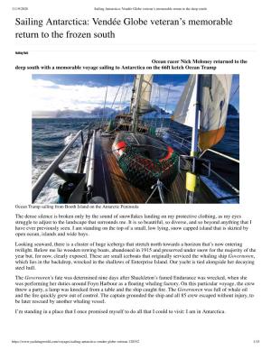 Sailing Antarctica: Vendée Globe Veteran's Memorable Return to The