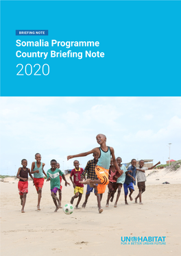Somalia Programme Country Briefing Note 2020