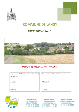 Commune De Langy