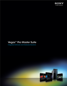 Vegas™ Pro Master Suite from Sony