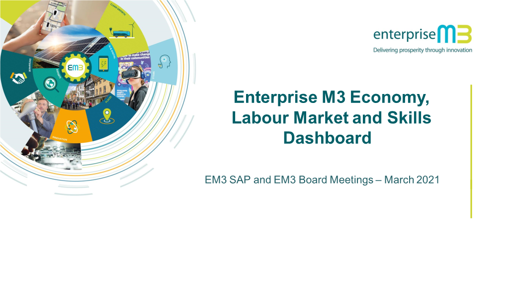 EM3 Economy and Labour Market Dashboard March
