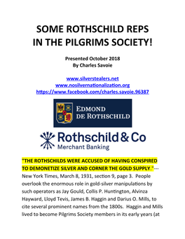 Some Rothschild Reps in the Pilgrims Society!