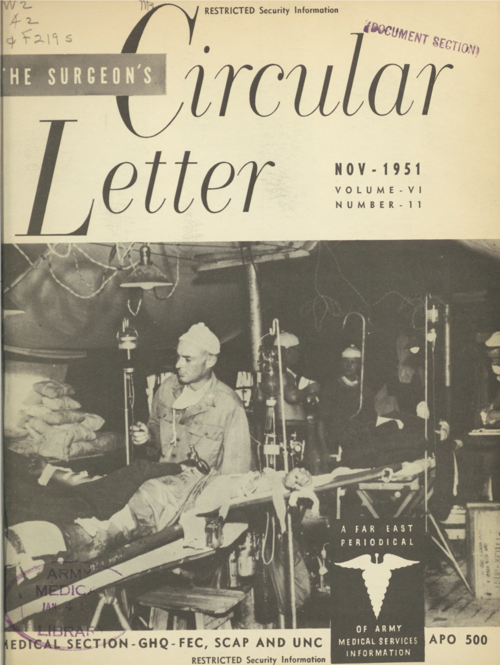 Surgeon's Circular Letter