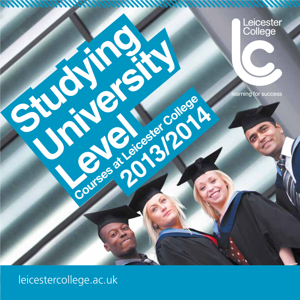 Courses at Leicester College