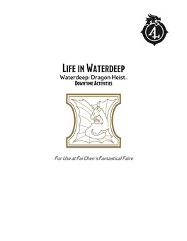 Life in Waterdeep