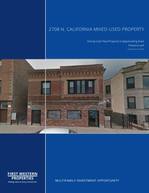 2708 N. California Mixed-Used Property