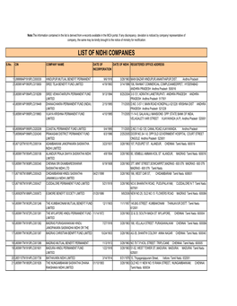 Nidhi Companies