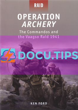 OR 21 Operation Archery 1941