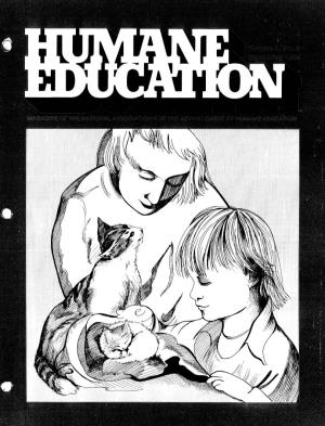 Humane Education Volume 08, Number 03