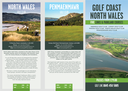 Golf Coast North Wales