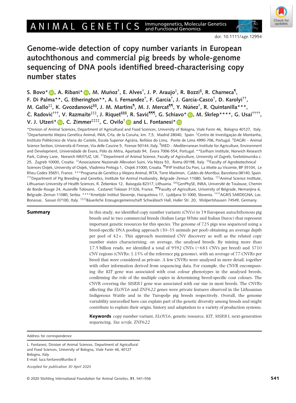 Genome‐Wide Detection of Copy Number Variants in European