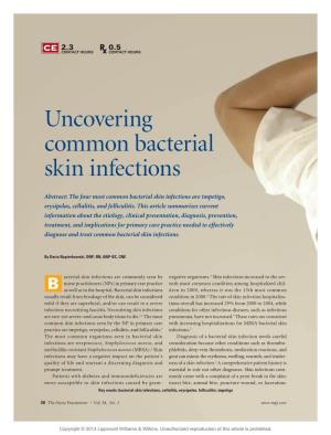 Uncovering Common Bacterial Skin Infections
