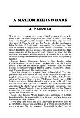A Nation Behind Bars