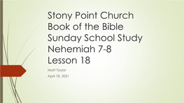 Ezra-Nehemiah-Lesson