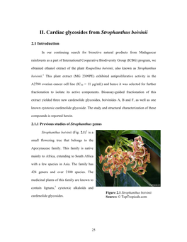 II. Cardiac Glycosides from Strophanthus Boivinii