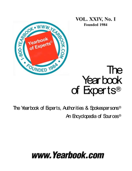 The Yearbook of Expertsா