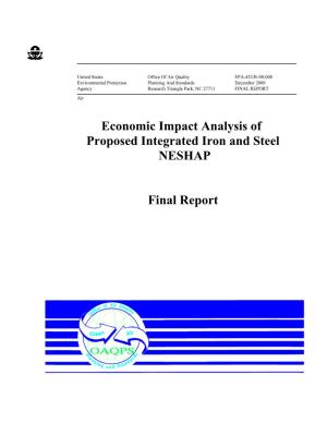Economic Impact Analysis of Proposed Integrated Iron and Steel NESHAP