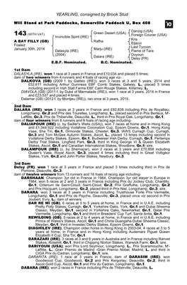 October Yearling Sale Book 1