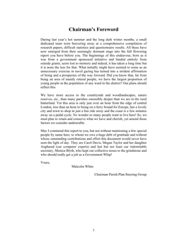 Chairman's Foreword