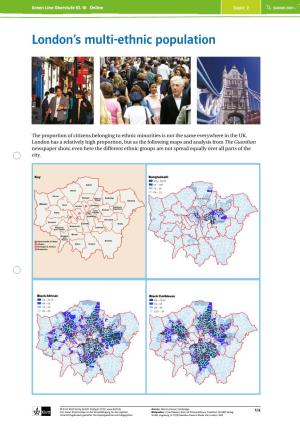 London's Multi-Ethnic Population