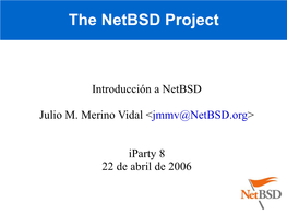 The Netbsd Project