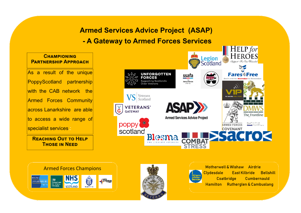 (ASAP) - a Gateway to Armed Forces Services