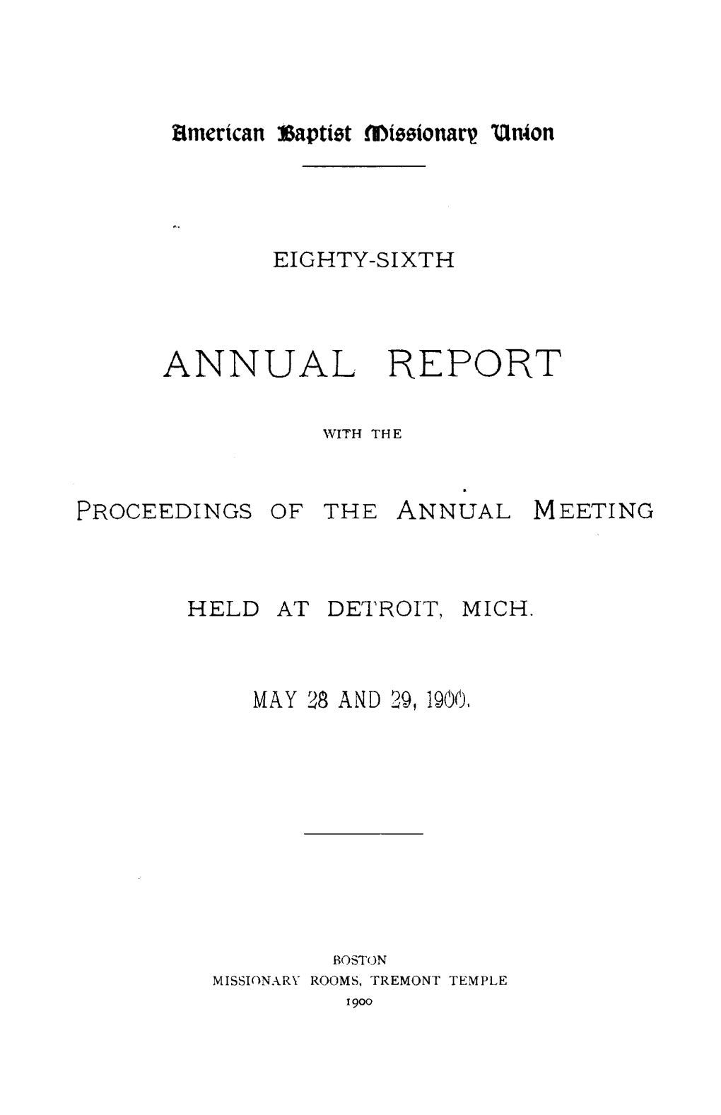 Annual Report