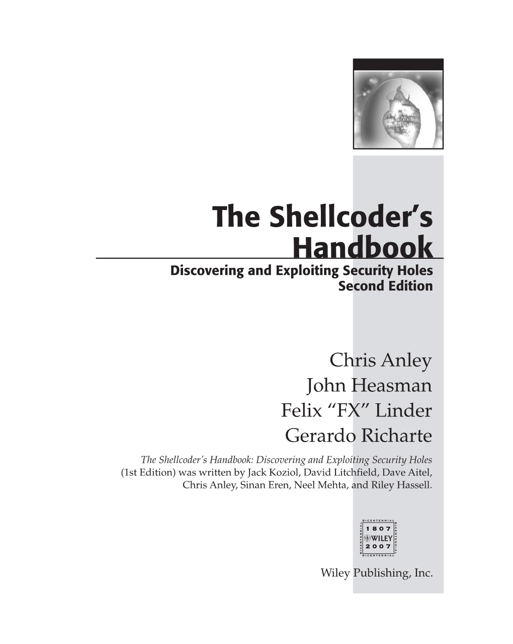 The Shellcoder's Handbook