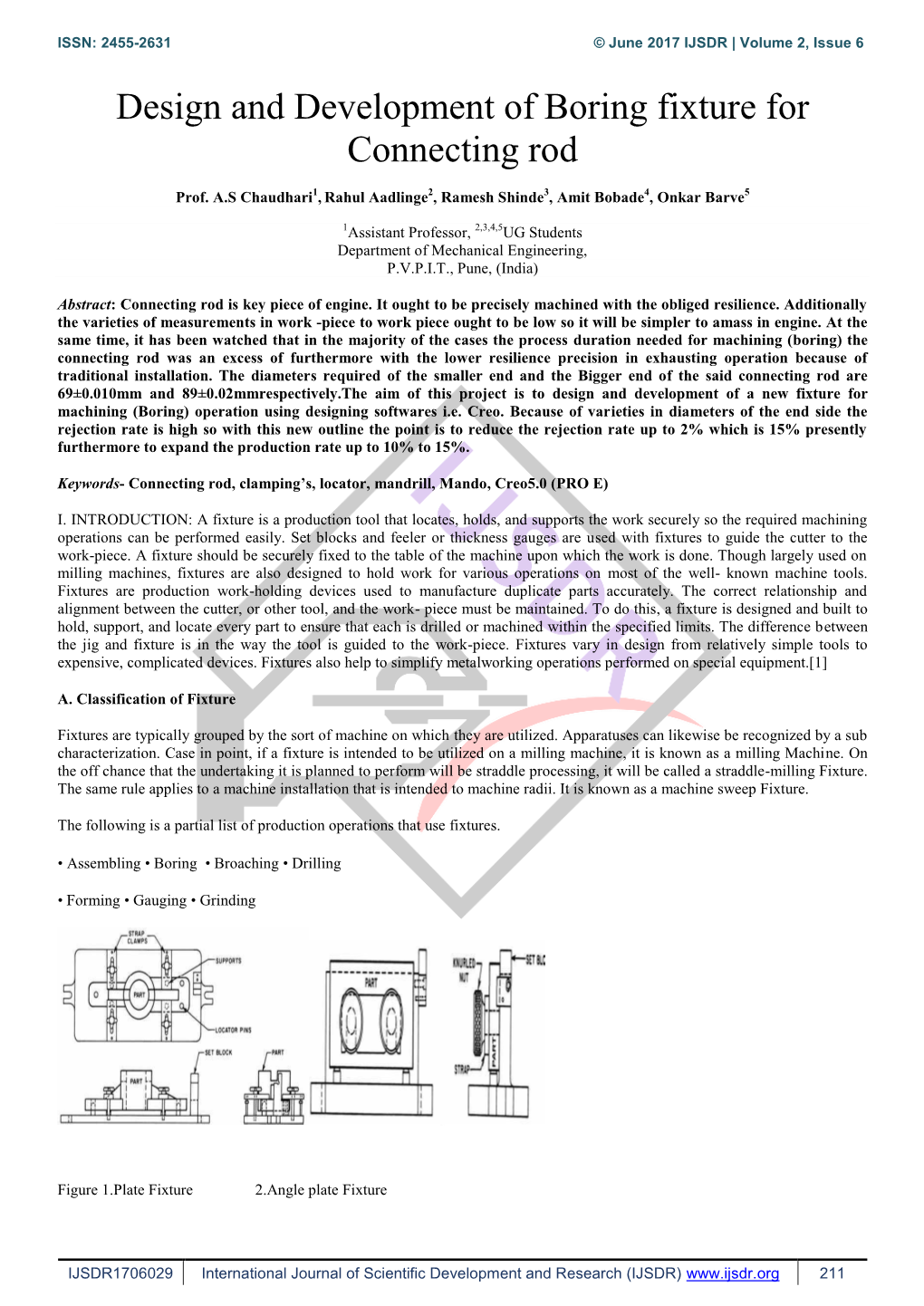 Design and Development of Boring Fixture for Connecting Rod