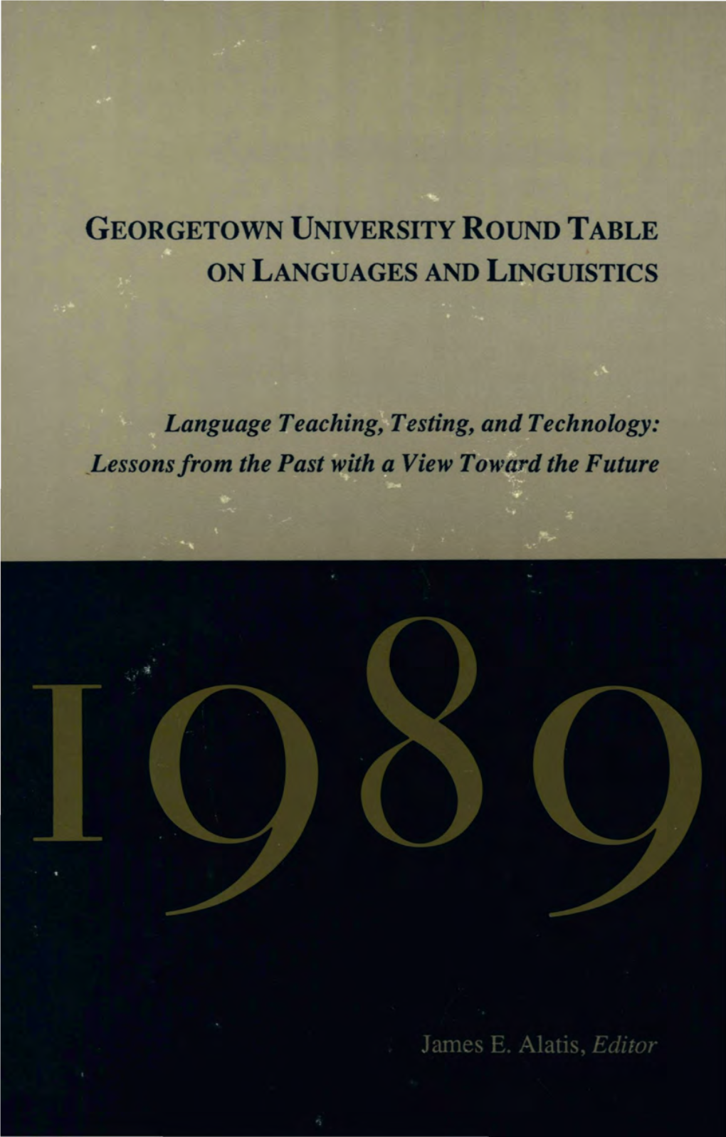 Georgetown University Round Table on Languages and Linguistics