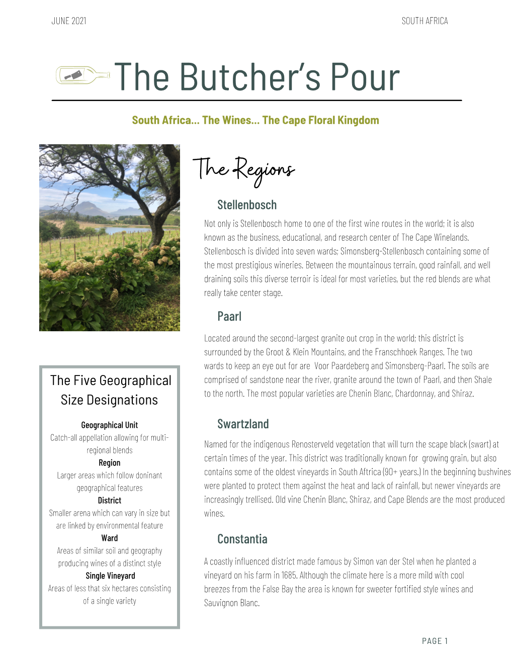 The Butcher's Pour June 2021