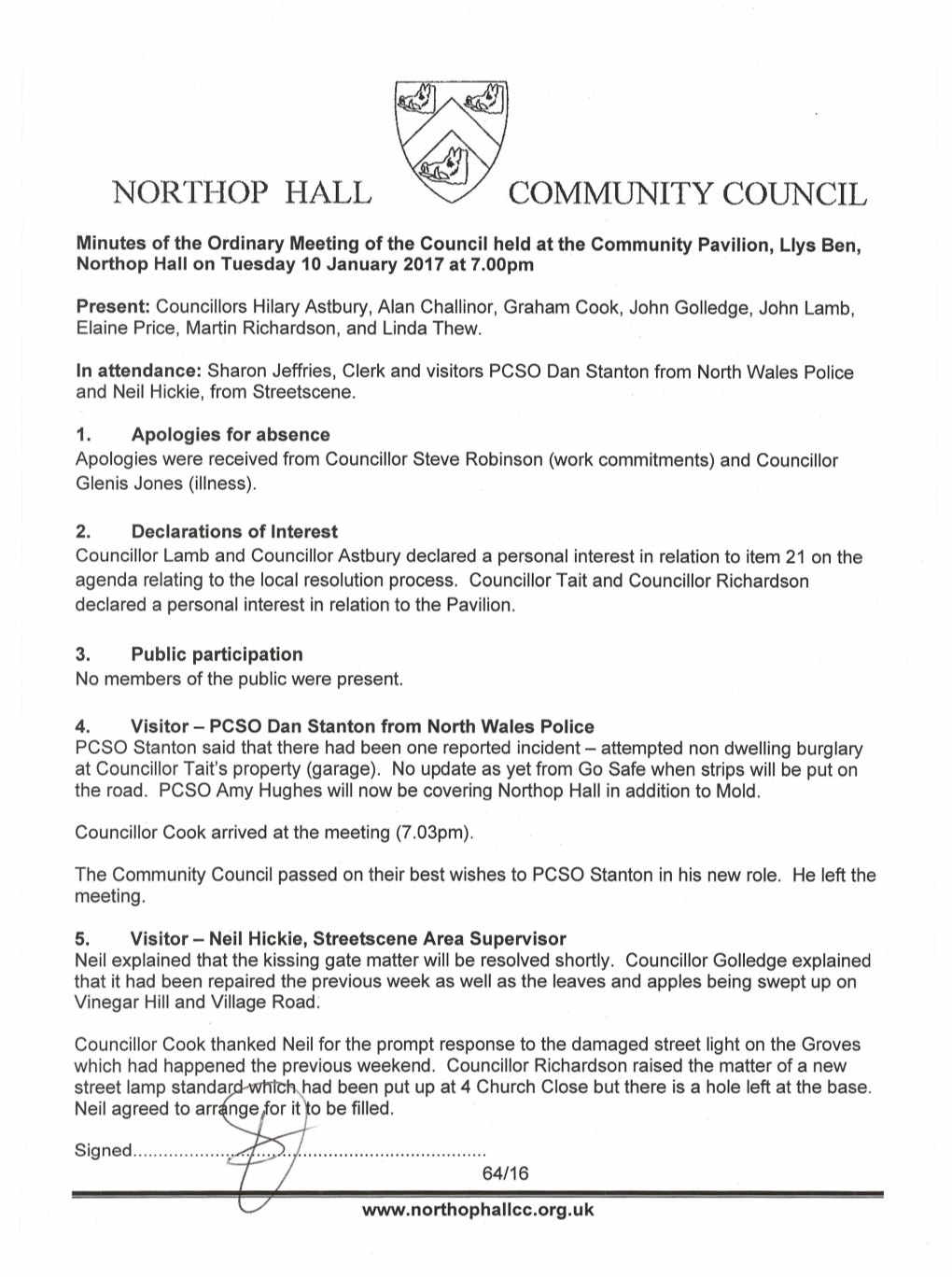 Northop Hall Community Council