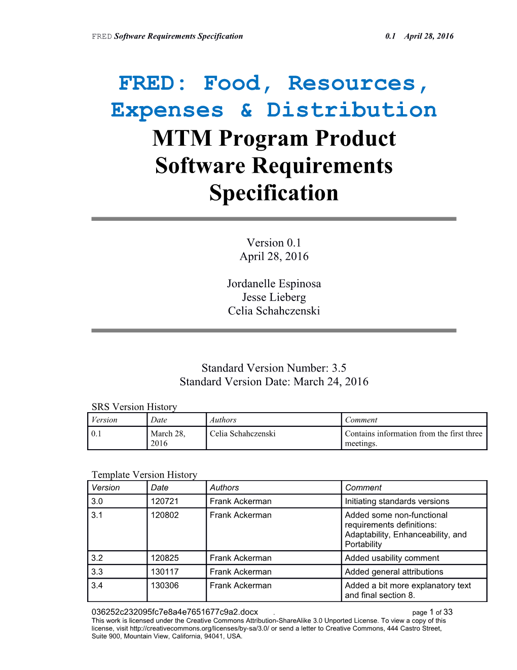 Software Requirements Specification s1