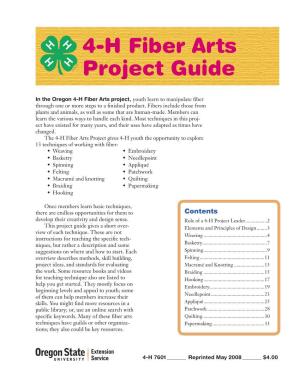 4-H Fiber Arts Project Guide