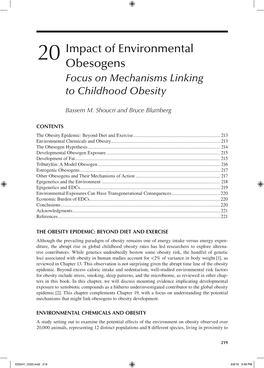 20 Impact of Environmental Obesogens