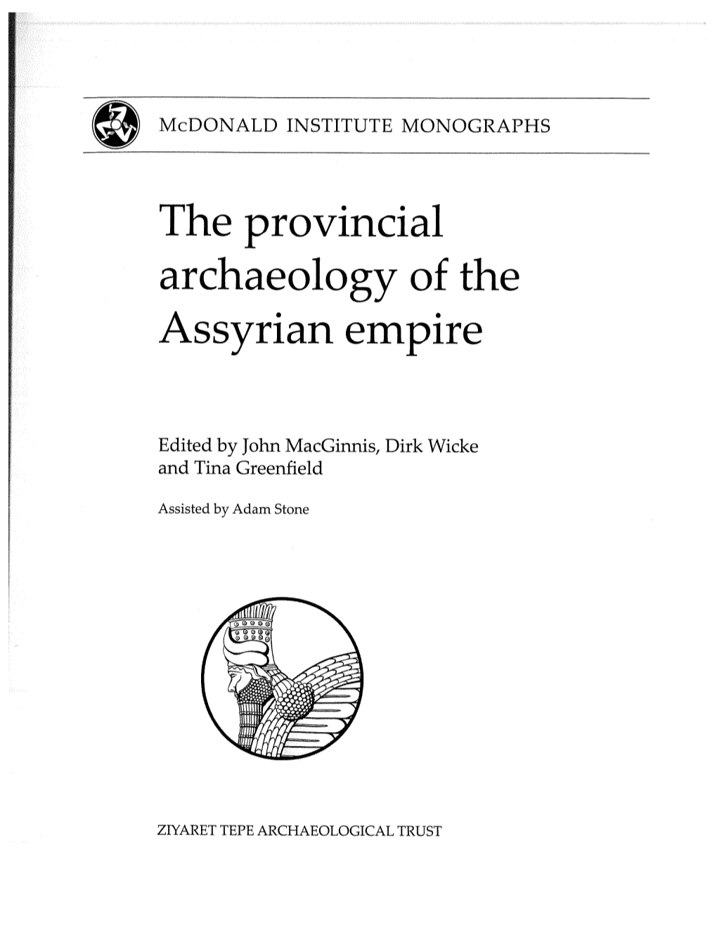 Chapter 23 the Neo-Assyrian Provincial Administration at Tayinat