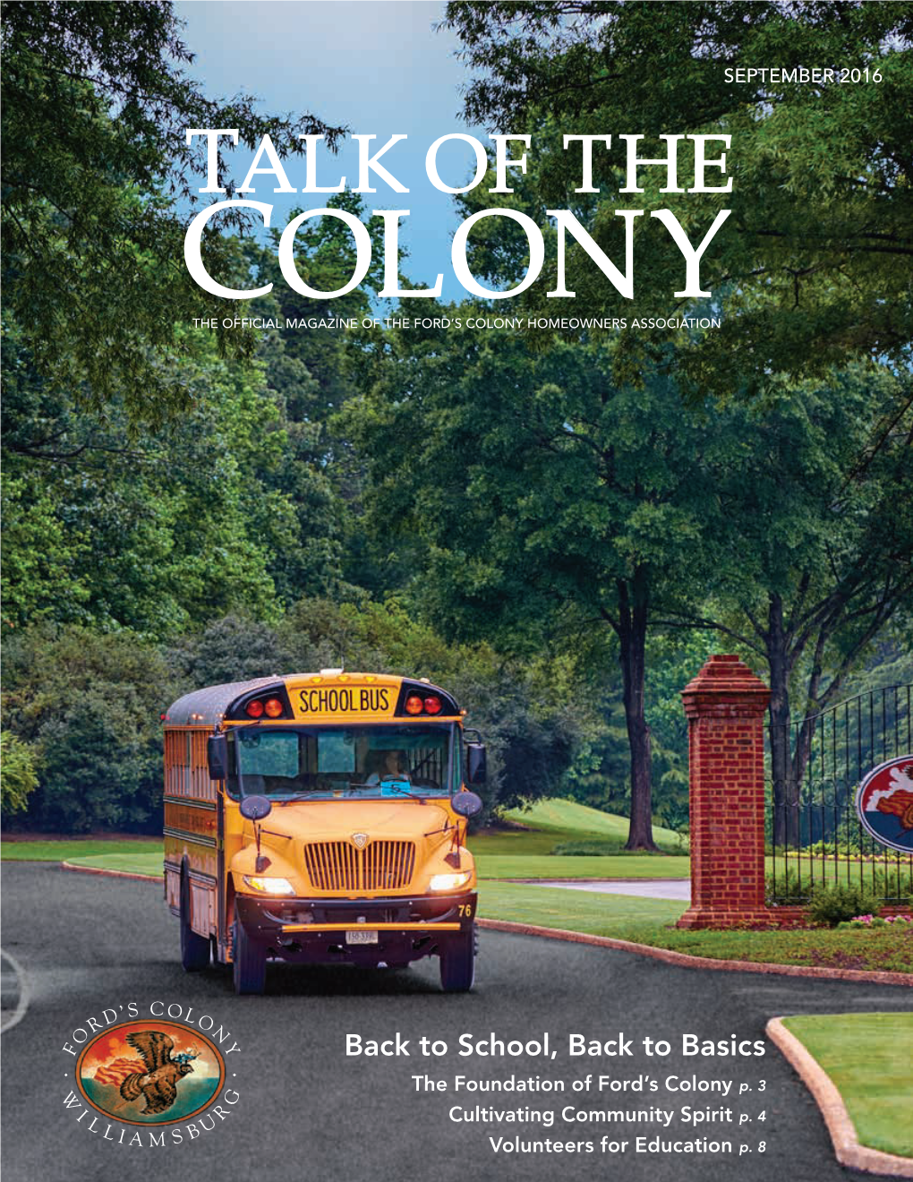 Download the September 2016 Talk of the Colony Here