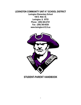 Student-Parent Handbook