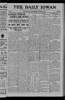 Daily Iowan (Iowa City, Iowa), 1908-11-22