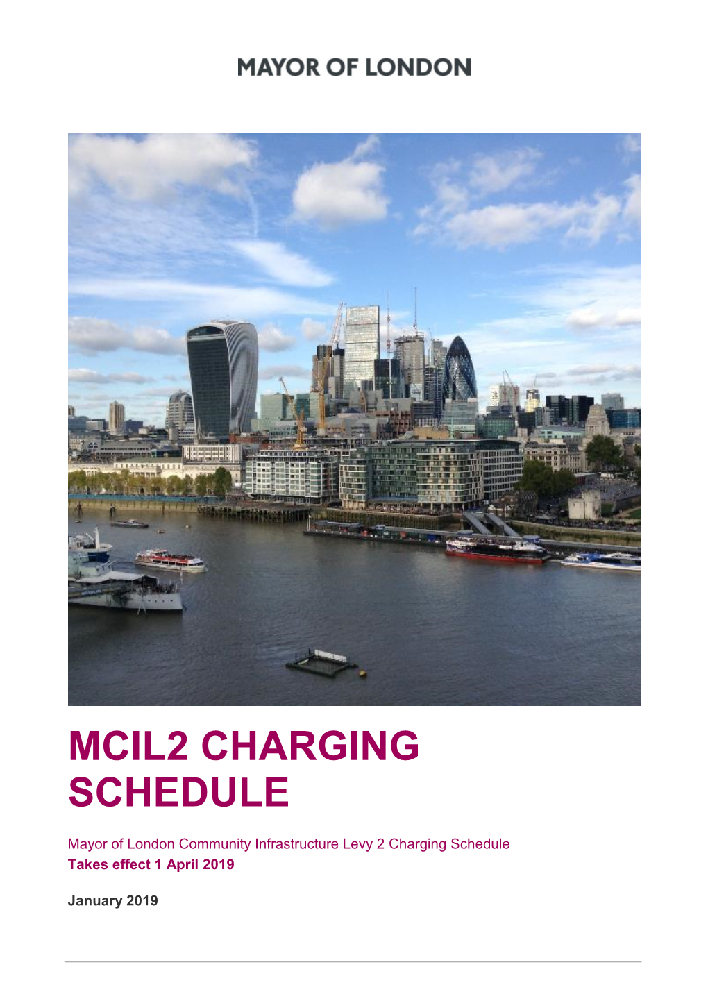 Mcil2 Charging Schedule