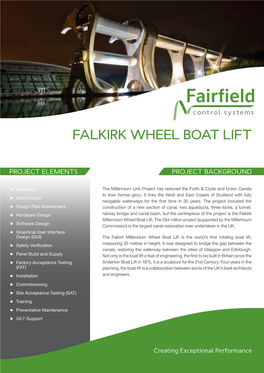 Falkirk Wheel Boat Lift