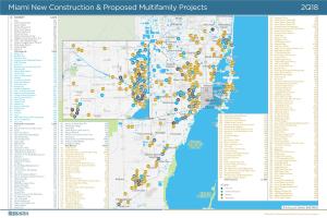 Miami New Construction & Proposed Multifamily Projects 2Q18