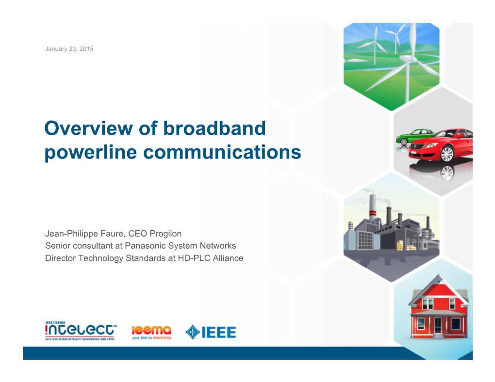Overview of Broadband Powerline Communications