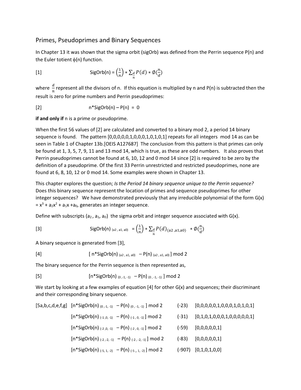 Appendix 13D to Perrin Pseudoprimes