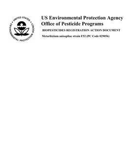 Metarhizium Anisopliae Strain F52 (PC Code 029056)